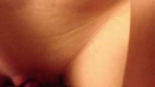 Wife Grinding my Dick w her Clit