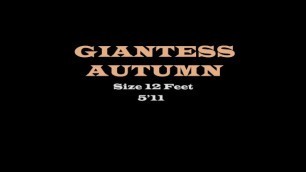 GIANTESS AUTUMN - DEADLY AFFAIR - CRUEL GIANTESS/ FOOT CRUSH SFX SIZE 12