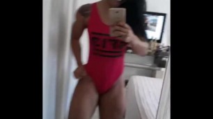 Thick Brazilian Babe Working out
