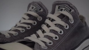 My Sister's Shoes: Grey Converse - 4K