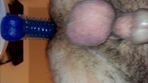 Watch me Fuck my Hairy Ass with my Favorite Dildo and a Cock Sleeve!