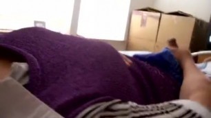 Crying Orgasm while Girlfriend Watching and Moaning