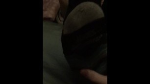 Rubbing 18 Yo Girlfriend Sexy Feet as she Relaxes like a Queen