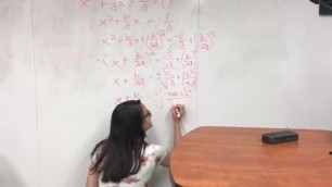Quirky Girl knows Math!