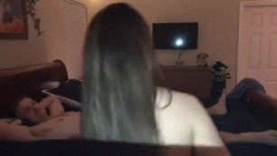 Big Ass Babe Rides and Swallows my Cum