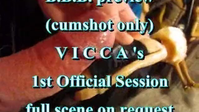 BBB Preview: Vicca's 1st Official Cumshot (shotglass) (cumshot Only)