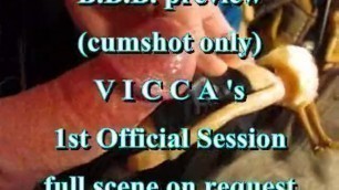 BBB Preview: Vicca's 1st Official Cumshot (shotglass) (cumshot Only)