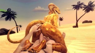 Scalie Bitch on Beach