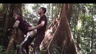 Randon Strait gets fucked in rainforest